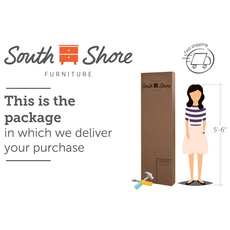 South Shore Versa Desk with Hutch & Reviews Wayfair